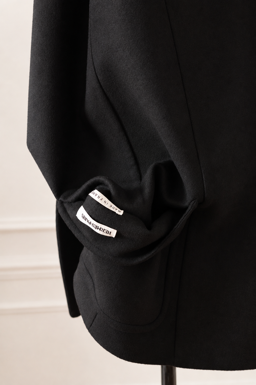 Hermès cashmere coat from the Martin Margiela era (1997–2003).