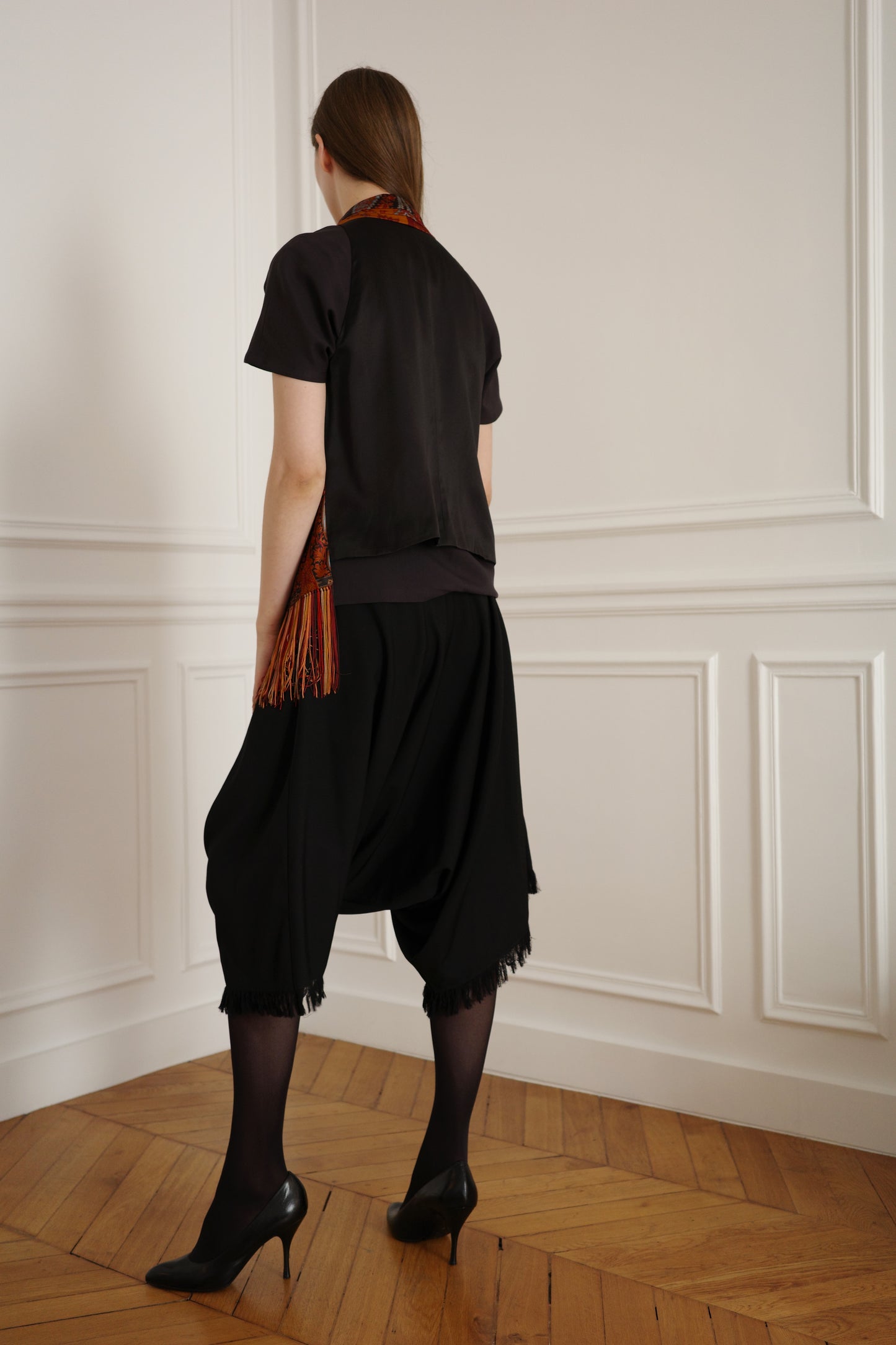 HERMÈS — Silk Fringed Waistcoat