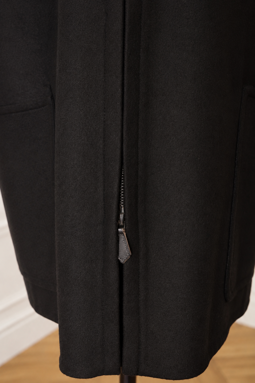 Hermès cashmere coat from the Martin Margiela era (1997–2003).