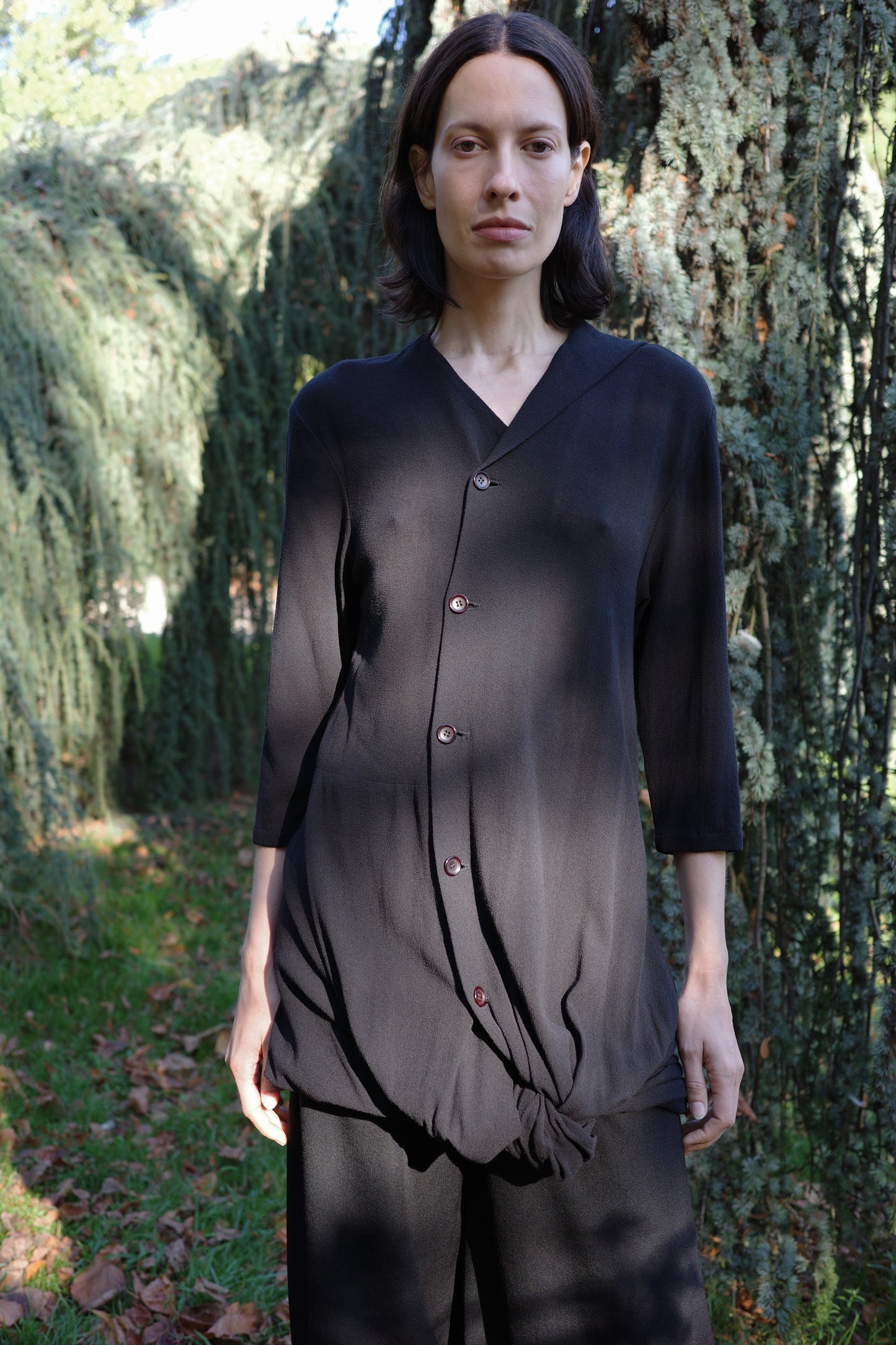 YOHJI YAMAMOTO — Tunic, c. 1990s