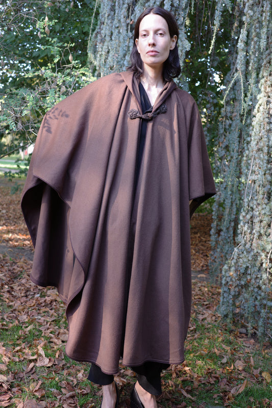 SAINT LAURENT Rive Gauche — Cape, c. 1970s