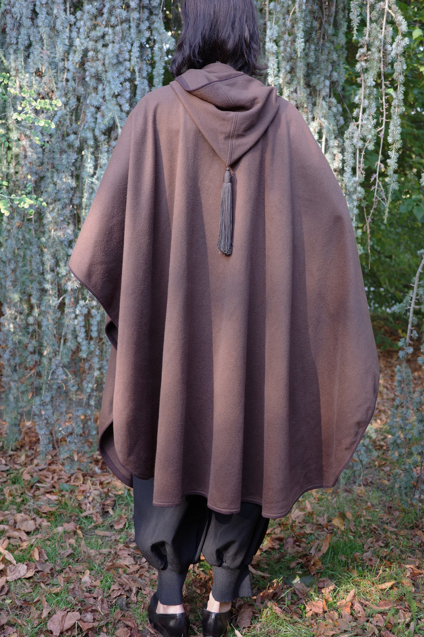 SAINT LAURENT Rive Gauche — Cape, c. 1970s