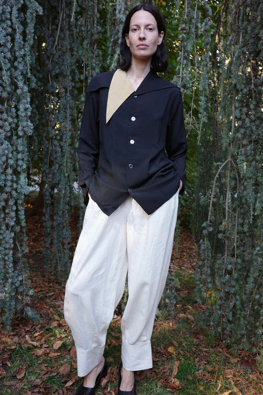 YOHJI YAMAMOTO — Shirt, c. 1980s