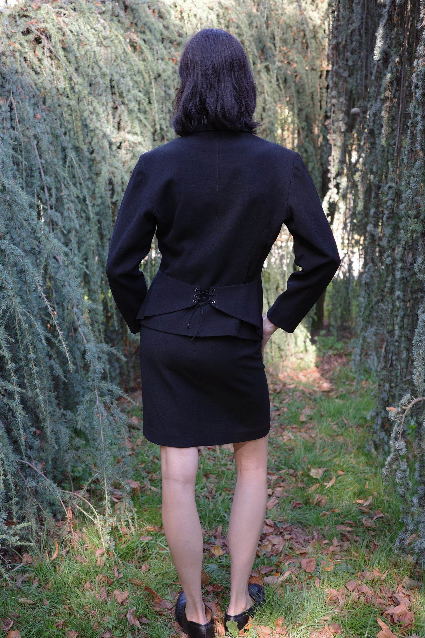 ALAÏA — Skirt suit, c. 1980s