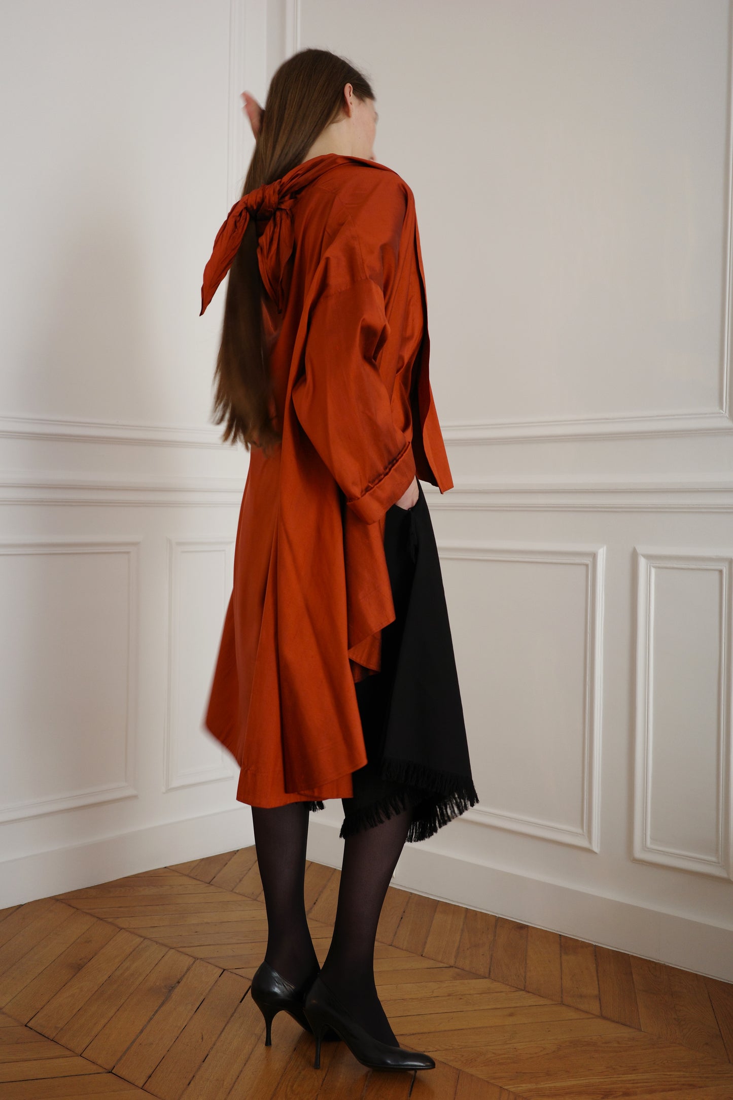 ROMEO GIGLI —  Silk Coat, c. early 1990s