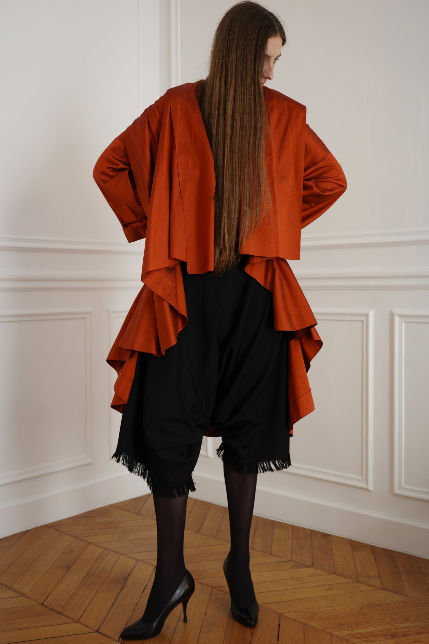 ROMEO GIGLI —  Silk Coat, c. early 1990s