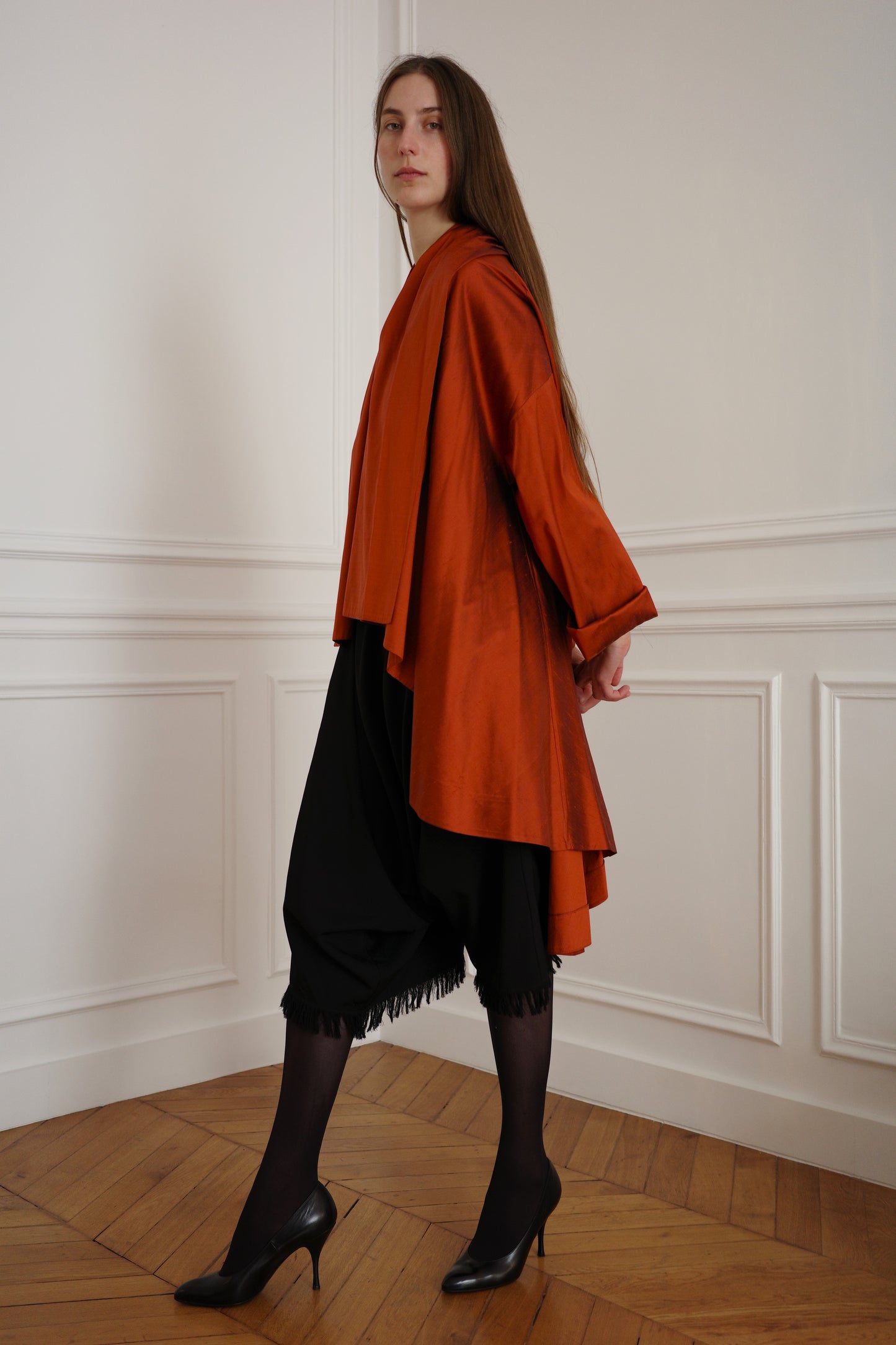 ROMEO GIGLI —  Silk Coat, c. early 1990s