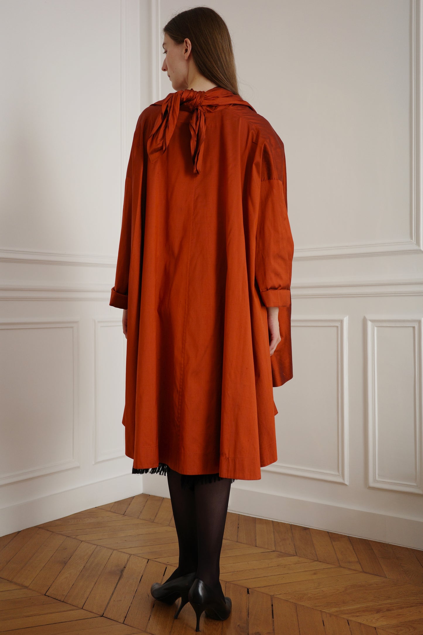 ROMEO GIGLI —  Silk Coat, c. early 1990s