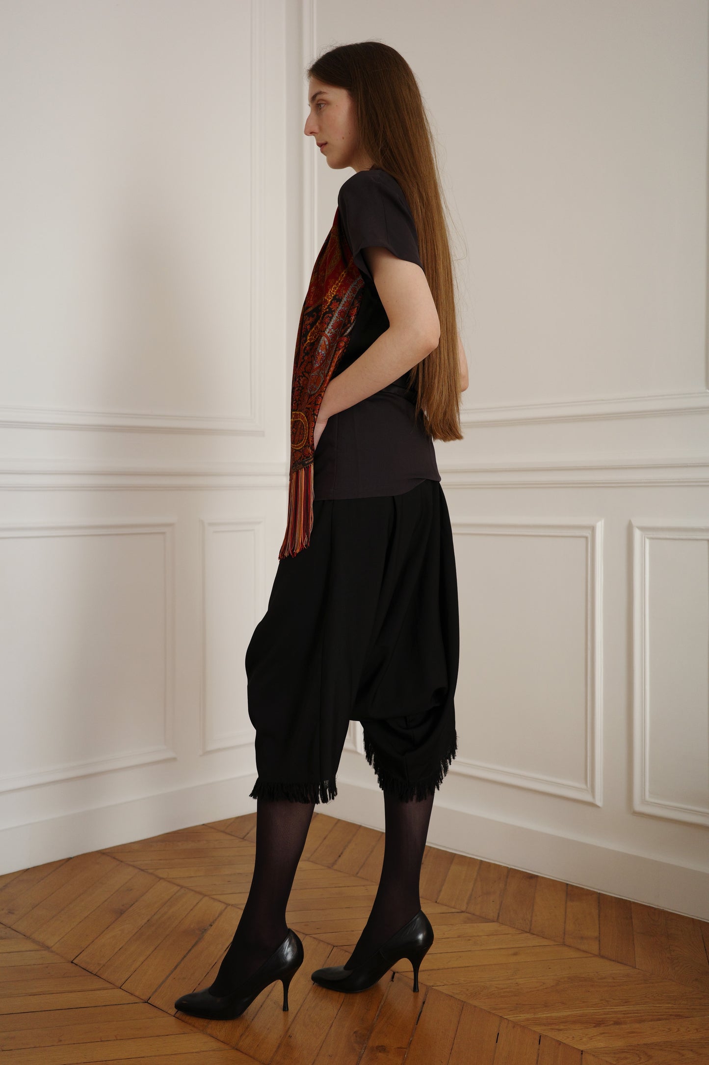 HERMÈS — Silk Fringed Waistcoat