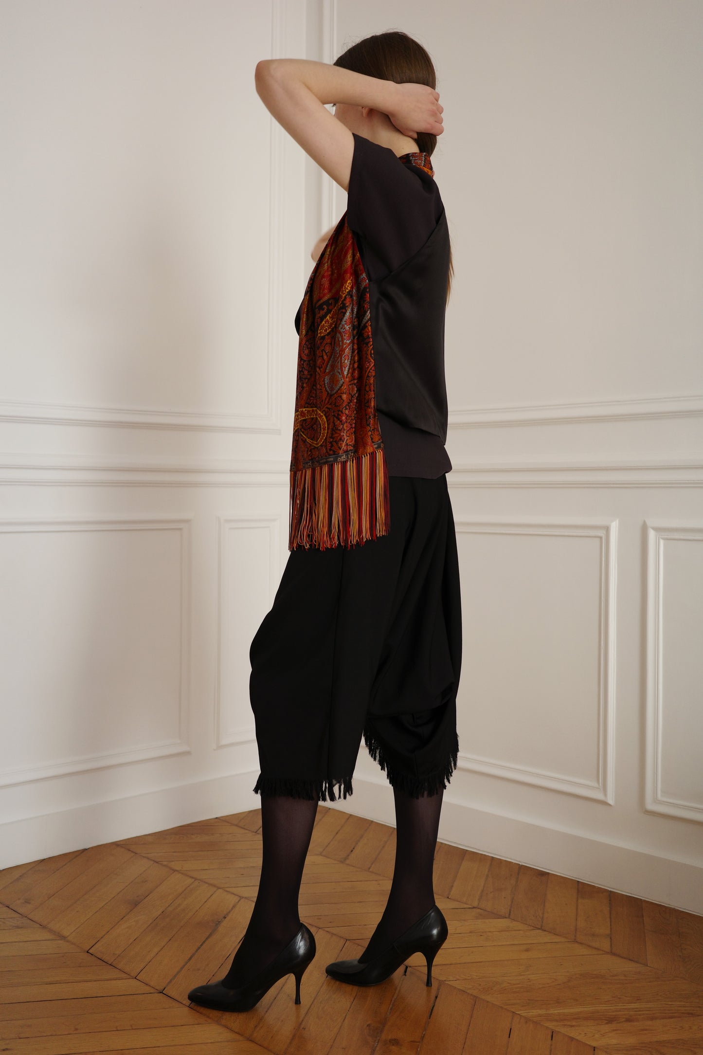 HERMÈS — Silk Fringed Waistcoat