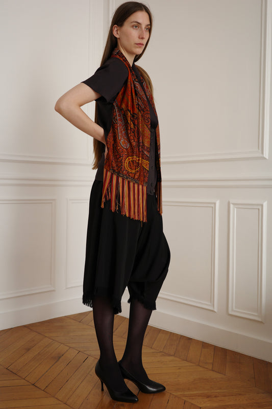 HERMÈS — Silk Fringed Waistcoat
