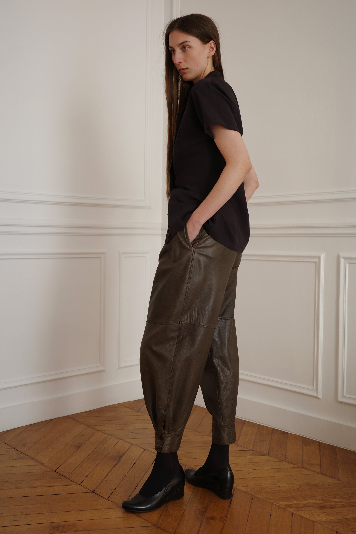 ANNE-MARIE BERETTA — Leather pants