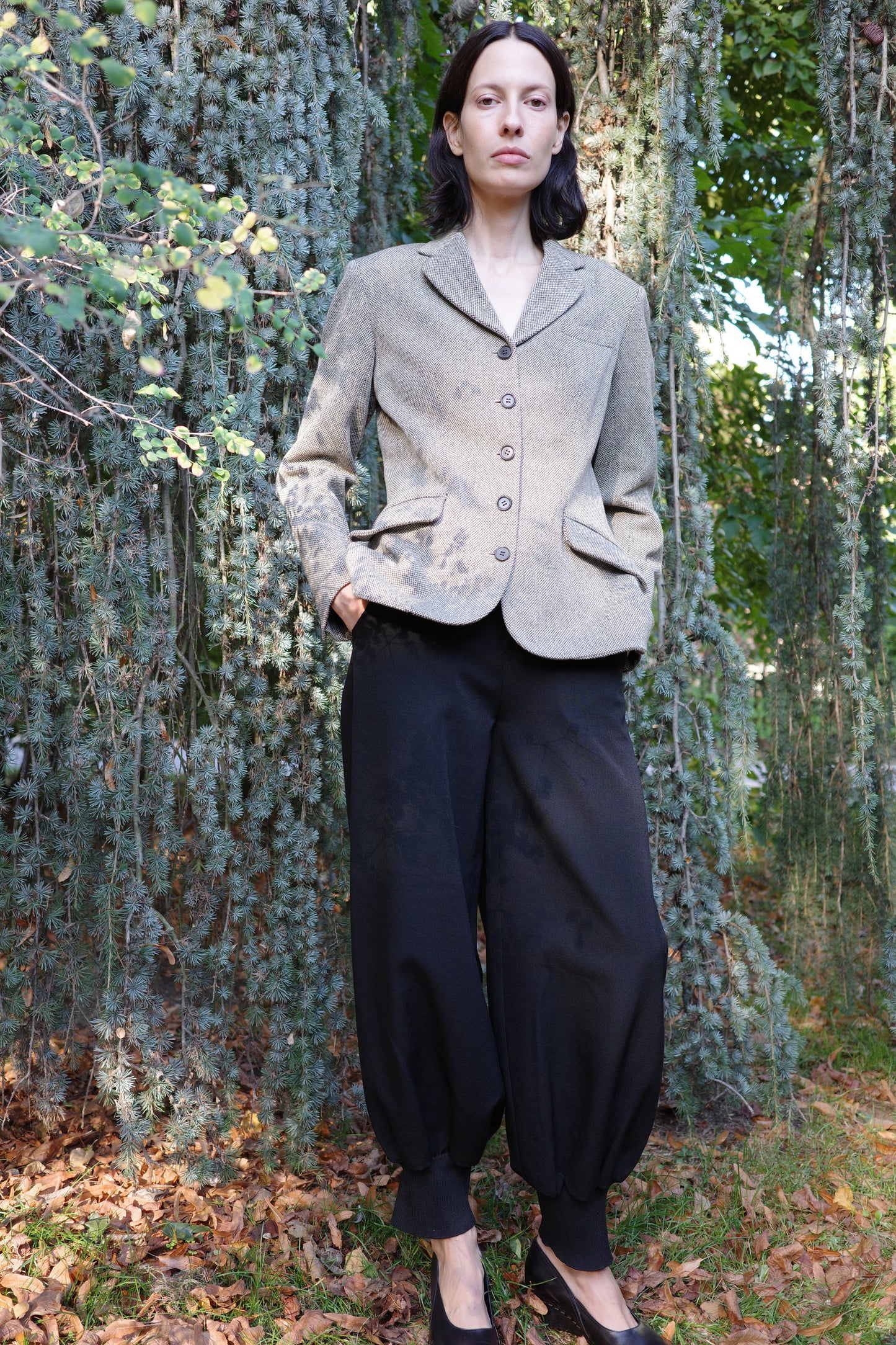 HERMÈS — Blazer, wool and cashmere