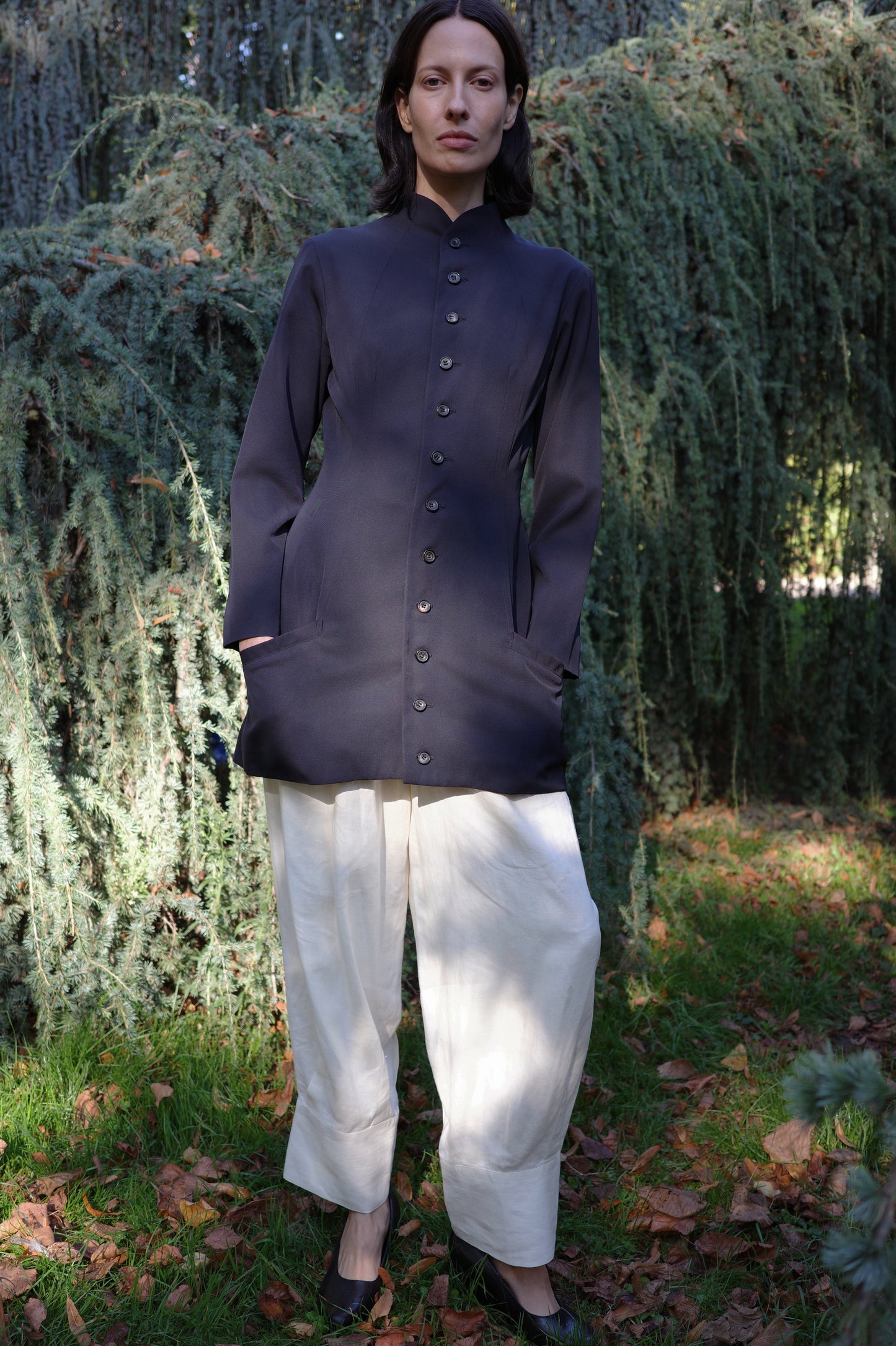 YOHJI YAMAMOTO — Jacket, c. mid-1980s